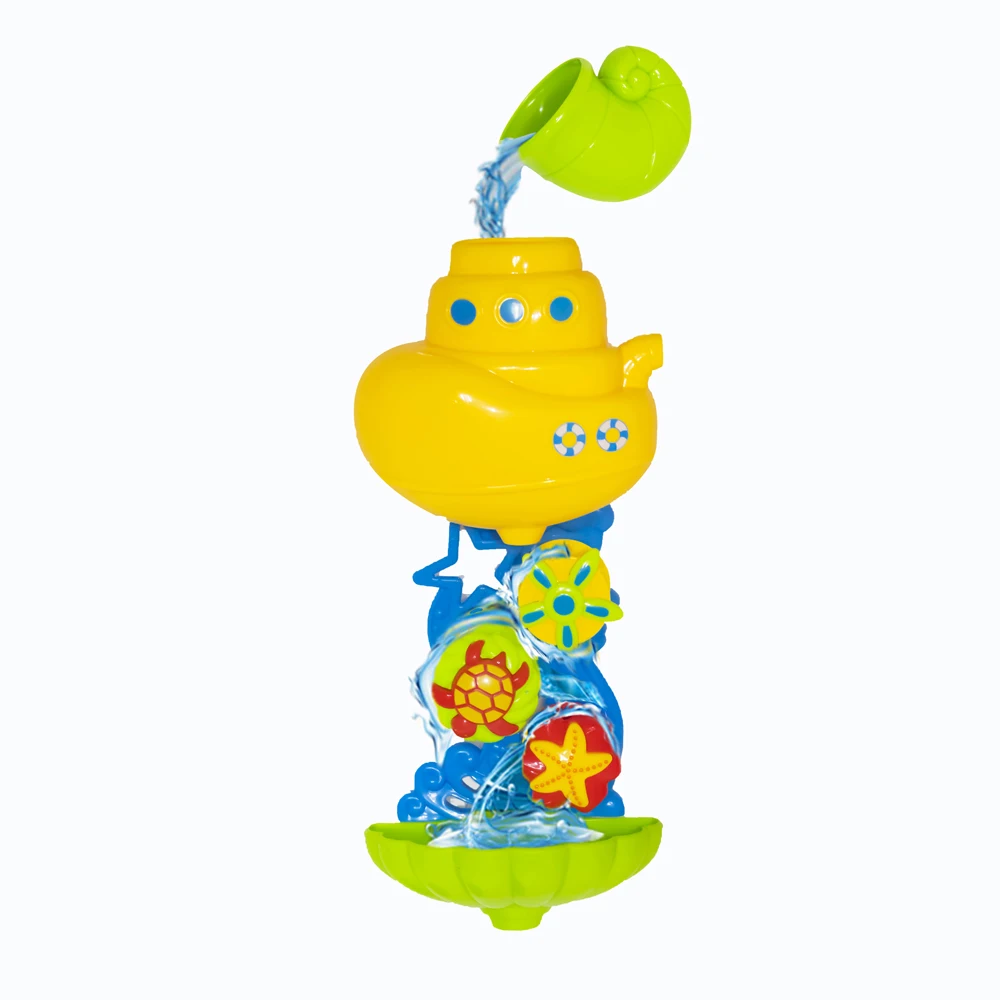 WISHTIME Baby водопад игрушка для ванной водяная станция два присоски ванна забавная