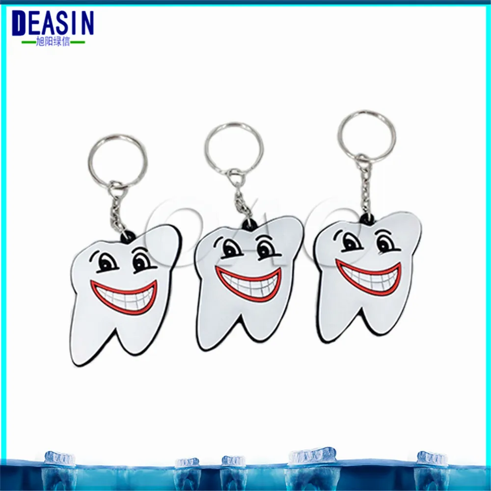 Резиновая креативная пряжка для зубных ключей Molar Tooth симпатичная из пвх со