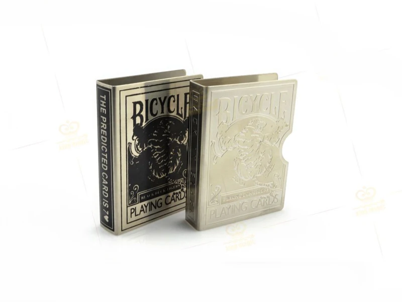 Волшебный реквизит Покер покер защитный зажим деформация черный/Серебряный