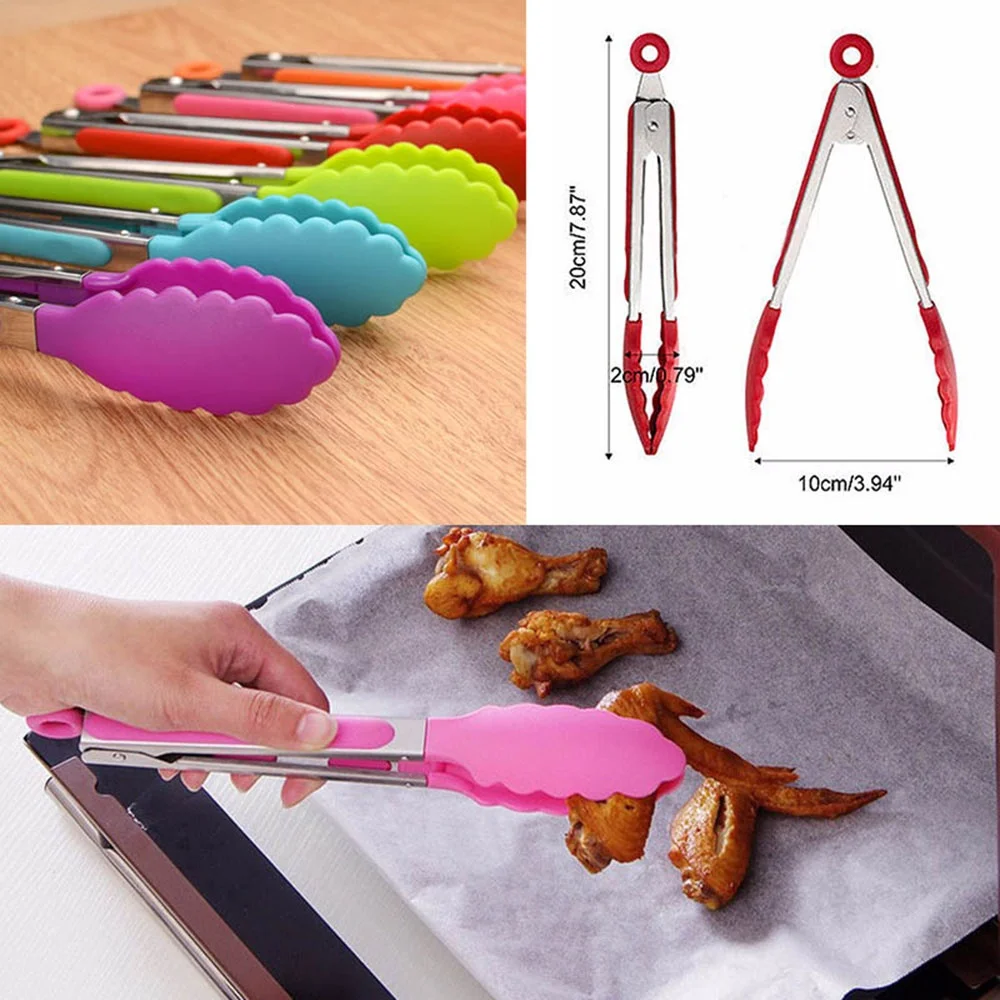 1 шт. силиконовые щипцы для гриля и барбекю|clip barbecue|clip colorclip kitchen |