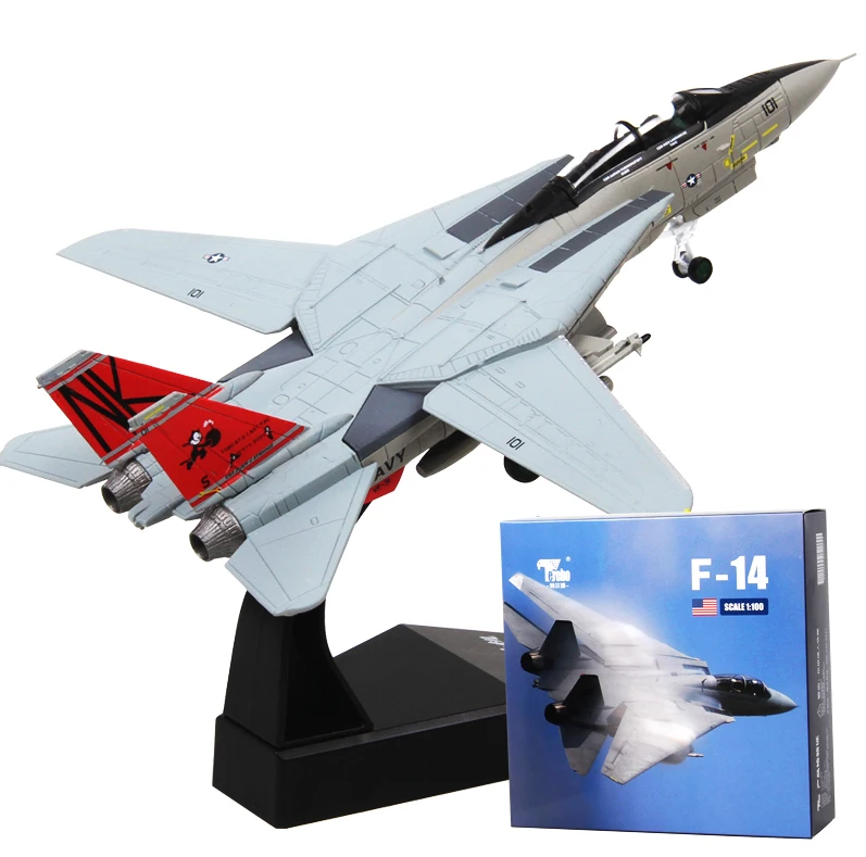 Масштаб 1/100 F14 F15 литая из сплава Американский флот Авиатор на базе авиатора