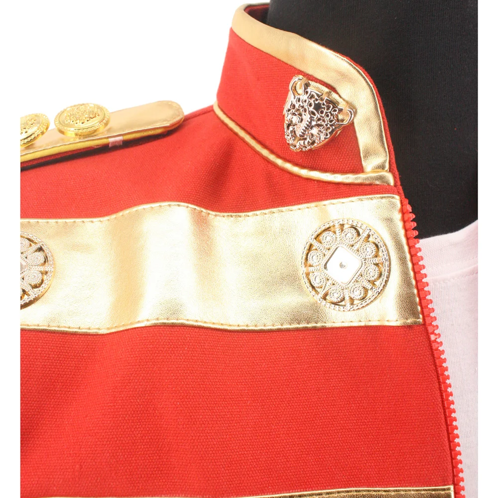 Красная куртка ручной работы MJ в английском стиле костюм Майкла Джексона из