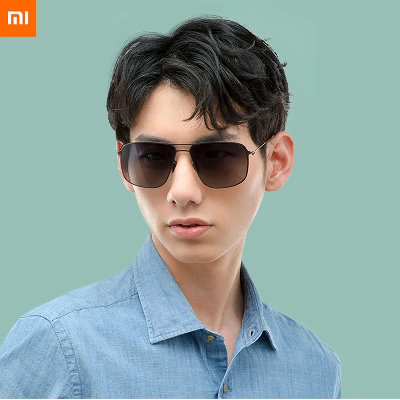 Новые xiaomi mijia нейлоновые поляризованные солнцезащитные очки Авиатор pro UV400 ультра-тонкие легкие для вождения на открытом воздухе