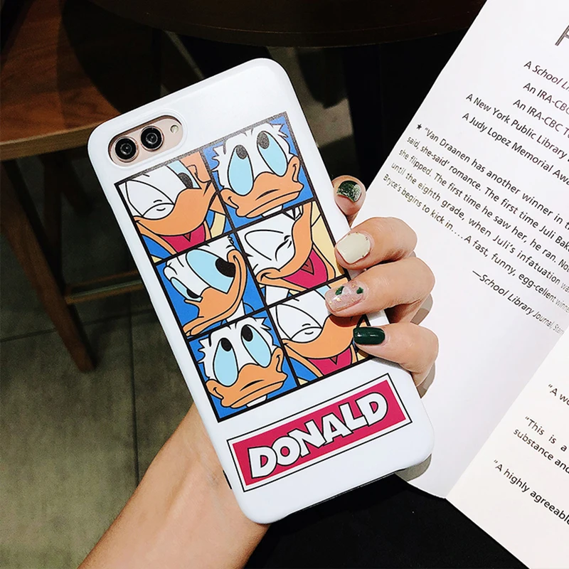 YHBBCASES Donald Duck Cases For Huawei P30 P20 Pro Honor V20 9 Soft Case Cartoon Phone Cover Mate 10 20 Nova 3 3e |
