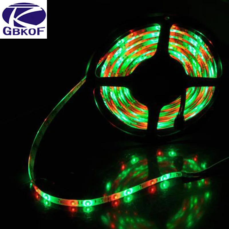 5 м 3528 Водонепроницаемая светодиодная лента RGB IP65 Светодиодная e светильник 12 в 60