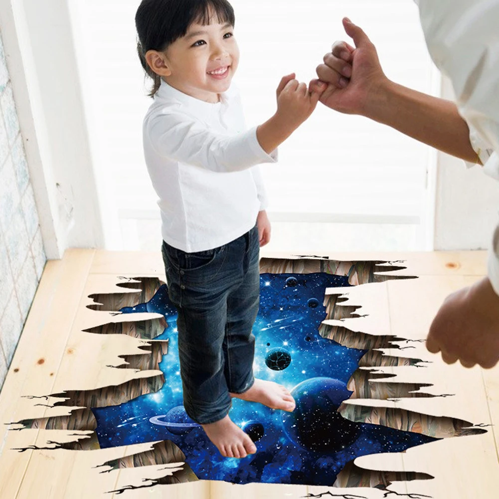Космические 3D наклейки на стену космические настенные детская комната спальня