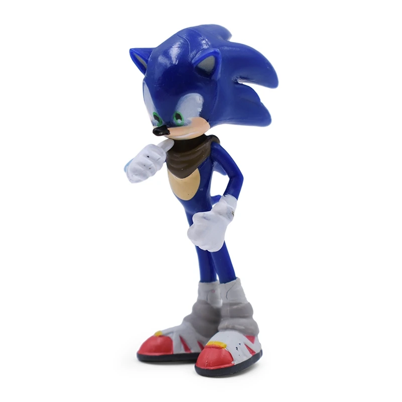 Sonic зубная щётка 6 шт./компл. кукла аниме Рисунок Игрушки 4st поколения бум Редкие Dr Роботник тени ПВХ игрушки для детей герои подарок 4-7 см