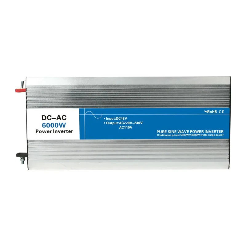 DC-AC 6000 Вт Инвертор немодулированного синусоидального сигнала от 12 В до 220