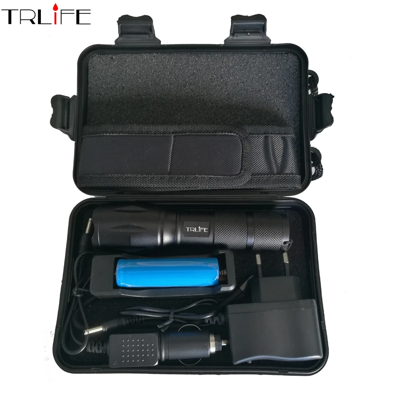 Подарочный велосипедный светильник V6 L2 светодиодный перезаряжаемый тактический