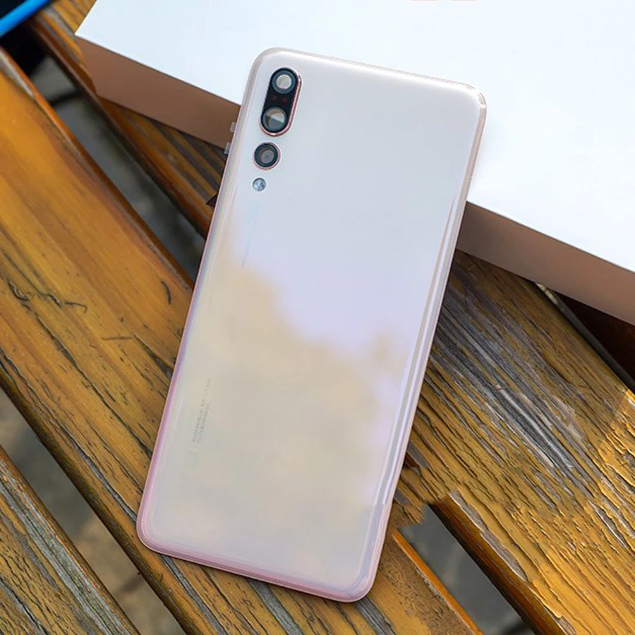 Оригинальное стекло для huawei P20 PRO Задняя крышка батареи задняя дверь Корпус чехол стеклянная панель Замена+ объектив камеры+ клей