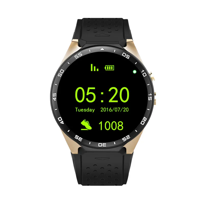 HOT Kw88 Smart Watch Android 5.1 IOS Electronics Support 3G Wifi Micro SIM 1.39 Inch CPU MTK6580 SmartWatch Phone 2018 |