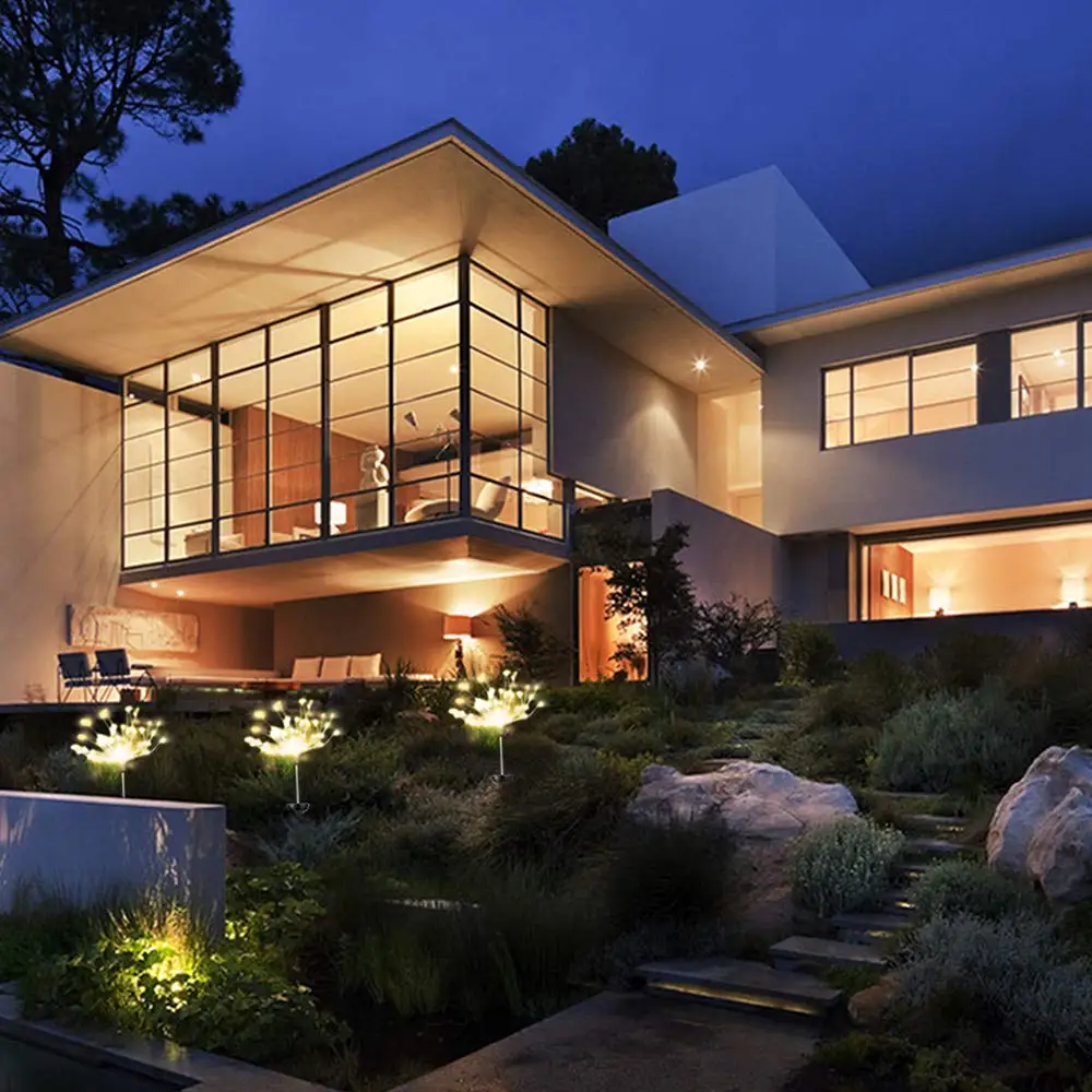 Солнечный фейерверк 120 светодиодов сделай сам | Лампы и освещение