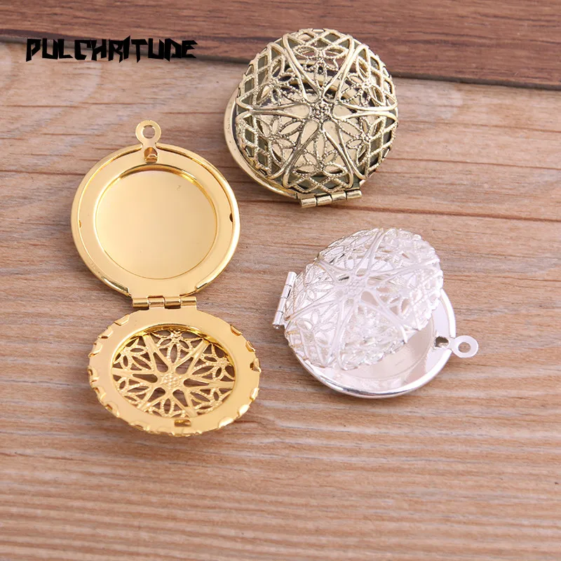 2 шт./лот 18 мм внутренний размер три цвета стиль славы полый круглый кабошон флип