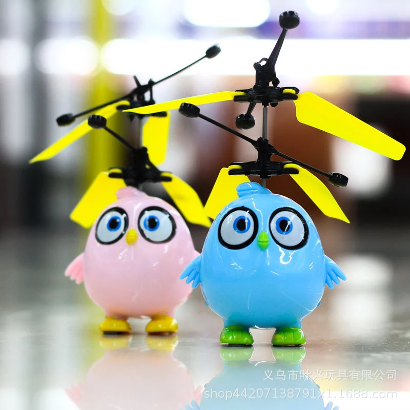 Светящиеся летающие Angry Bird рождественские новогодние игрушки для детей крылья