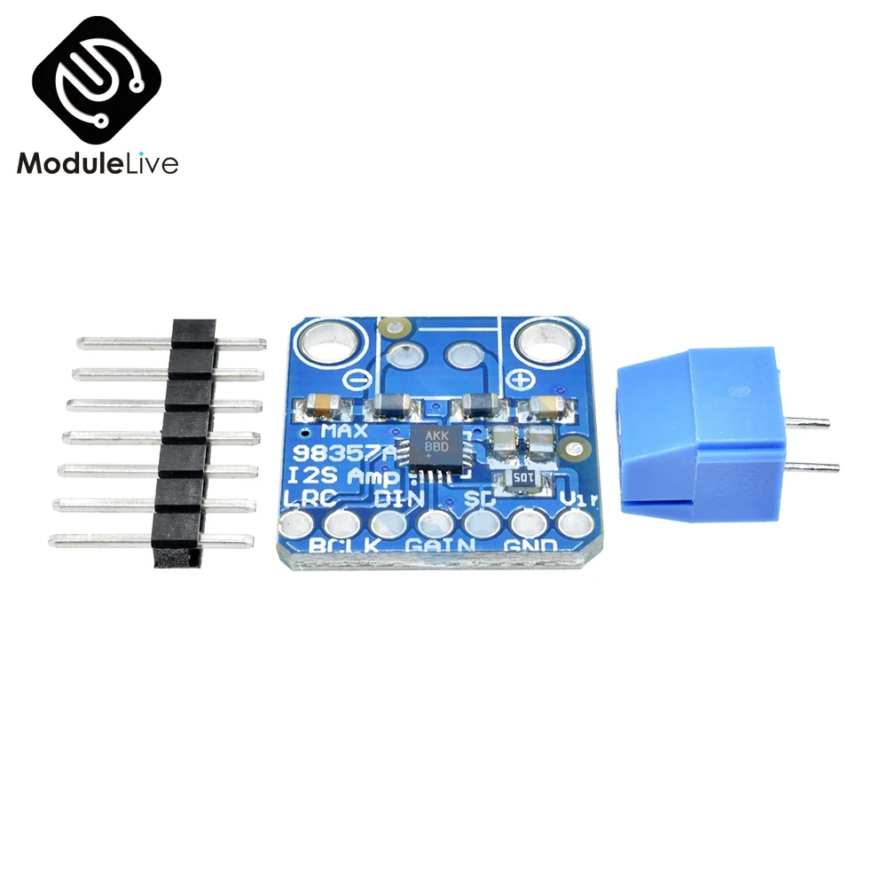 MAX08357 I2S IIS DAC 3 Вт моно усилитель класса D плата модуля разрыва для Arduino Zero Raspberry
