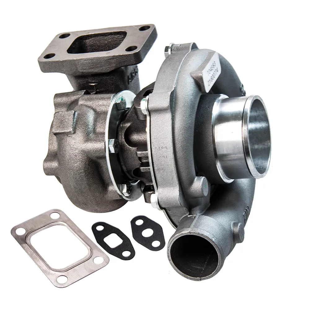 Универсальный Turbo T3 T4 T04E turbine.57/R масло холодного 5 болт фланец Турбокомпрессоры