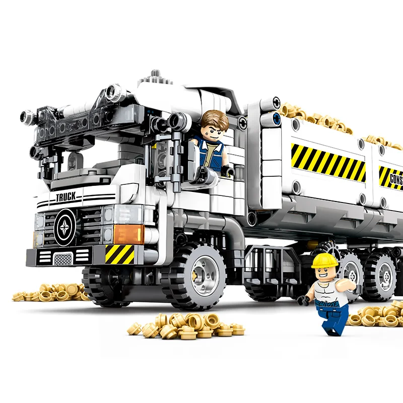 799 шт. развивающие строительные блоки серии Technic Truck City Engineering игрушки для детей