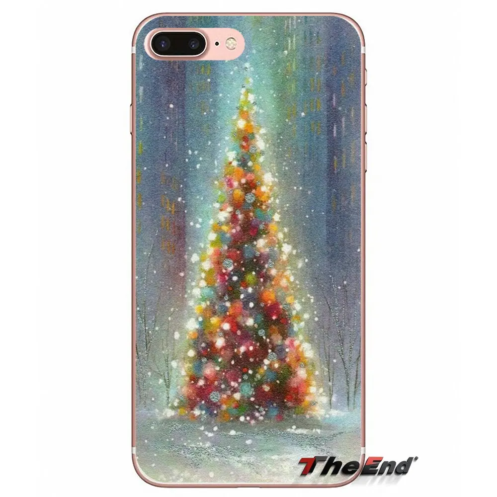 Для Samsung Galaxy S2 S3 S4 S5 MINI S6 S7 edge S8 S9 Plus Note 2 3 4 5 8 Coque Fundas рождественские подарки Санта
