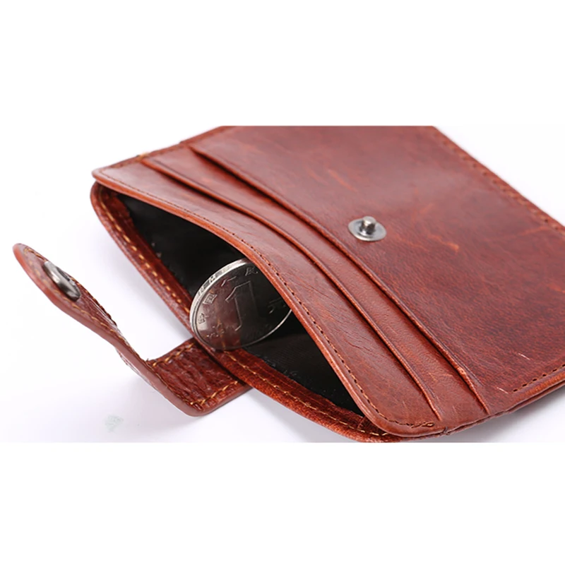AETOO Leather Card bag men ultra-thin simple credit card bank head layer cowhide Small clip | Багаж и сумки