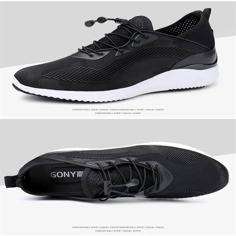 2018 Мужская Летняя Повседневная обувь дышащие кроссовки поставляются с талии