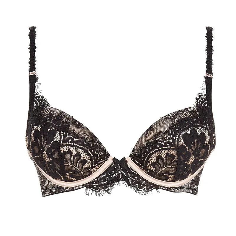 Сексуальный кружевной цветочный бюстгальтер без косточек для Для женщин чашечки