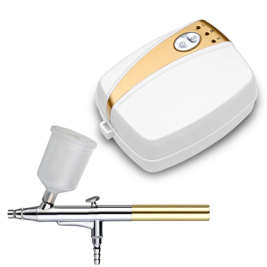 12V Аэрограф компрессор комплект красота макияж воздушный спрей пистолет костюм