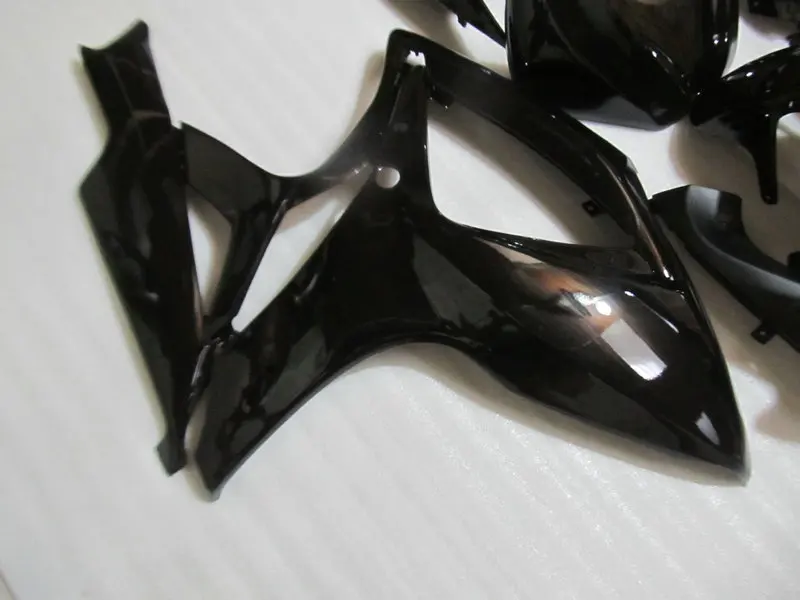 Набор обтекателей для мотоциклов полностью глянцевый черный обтекатель SUZUKI GSXR600