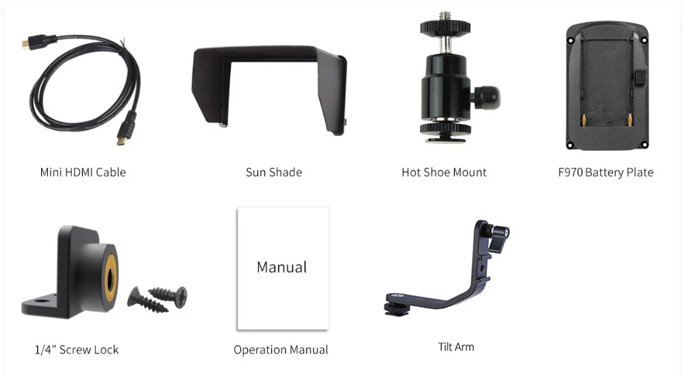 Feelworld F570 5," ips Full HD 1920x1080 4K HDMI накамерный полевой монитор для Canon Nikon sony DSLR камеры Gimbal Rig