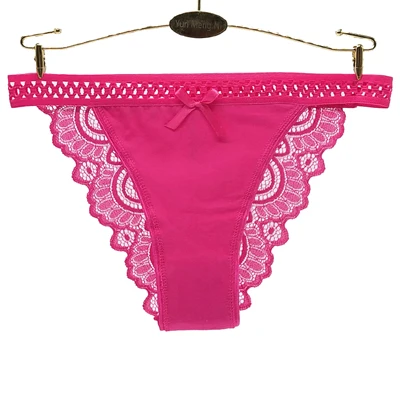 hot pink 89328 L'bellagiovanna, женские кружевные трусики, Сексуальное белье Бикини, трусы, для активных молодых женщин, itamates, трусики, бесшовные, bragas, XS-XL, 89328 - Цвет: hot pink 89328