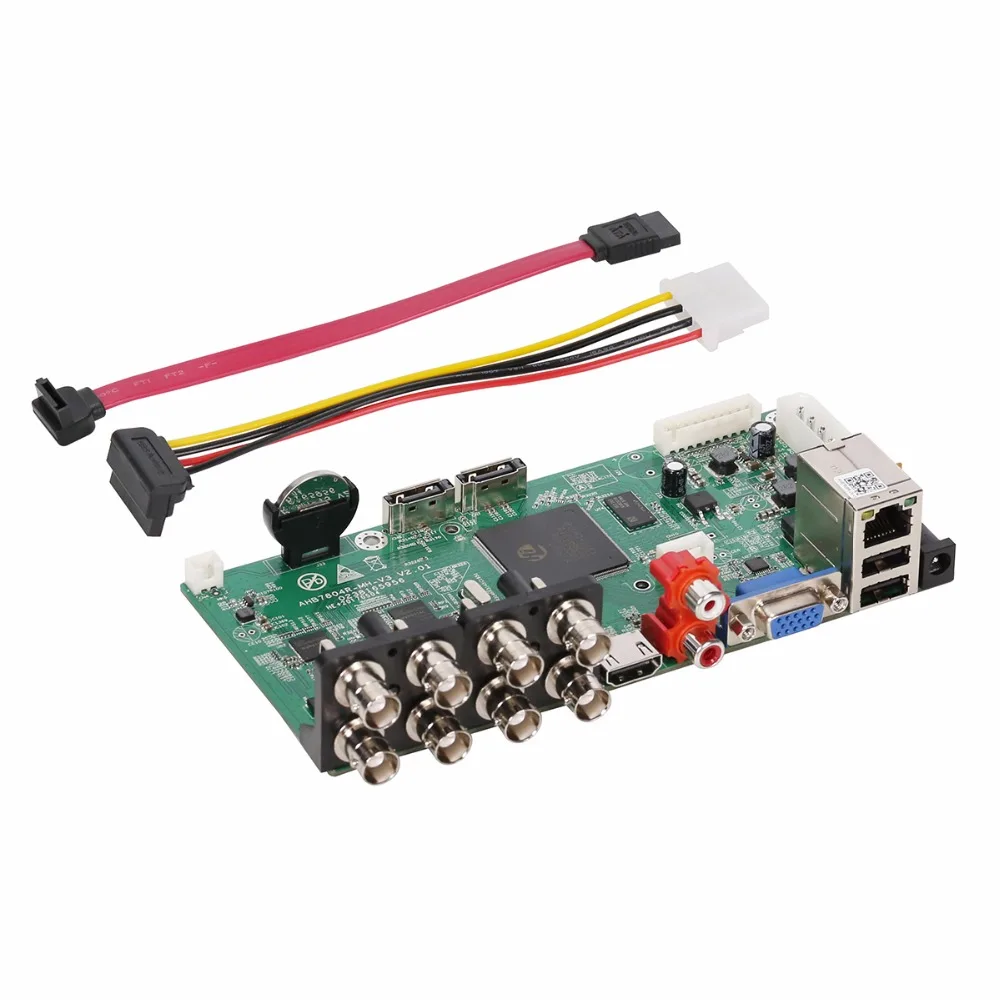GADINAN 8CH AHDNH 1080N HI3520D DVR Основной PCB аналоговый IP AHD TVI CVI XVI 5 в 1 DVR Поддержка 8 каналов AHD 1080N/4CH воспроизведение 1080P