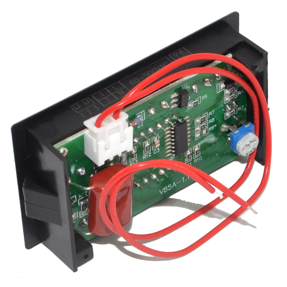 6 шт./лот Новинка 0 56 &quot2 провода видео телефон двери Цифровой вольтметр V85A AC60V до 500