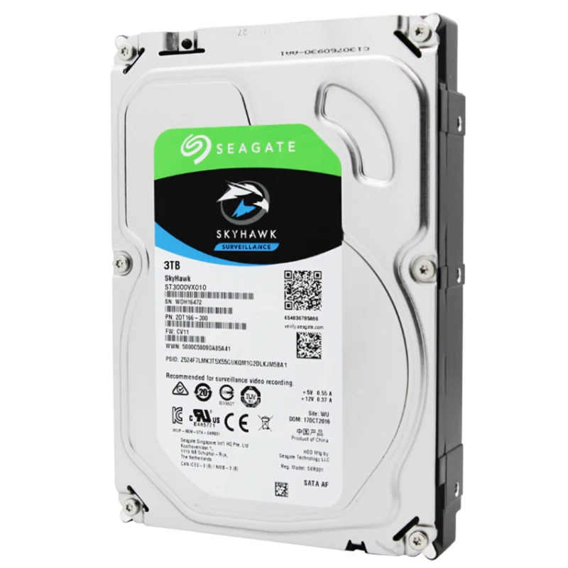 Жесткий диск Seagate Skyhawk внутренний жесткий 4 ТБ для видеонаблюдения 5900 об/мин 3 5