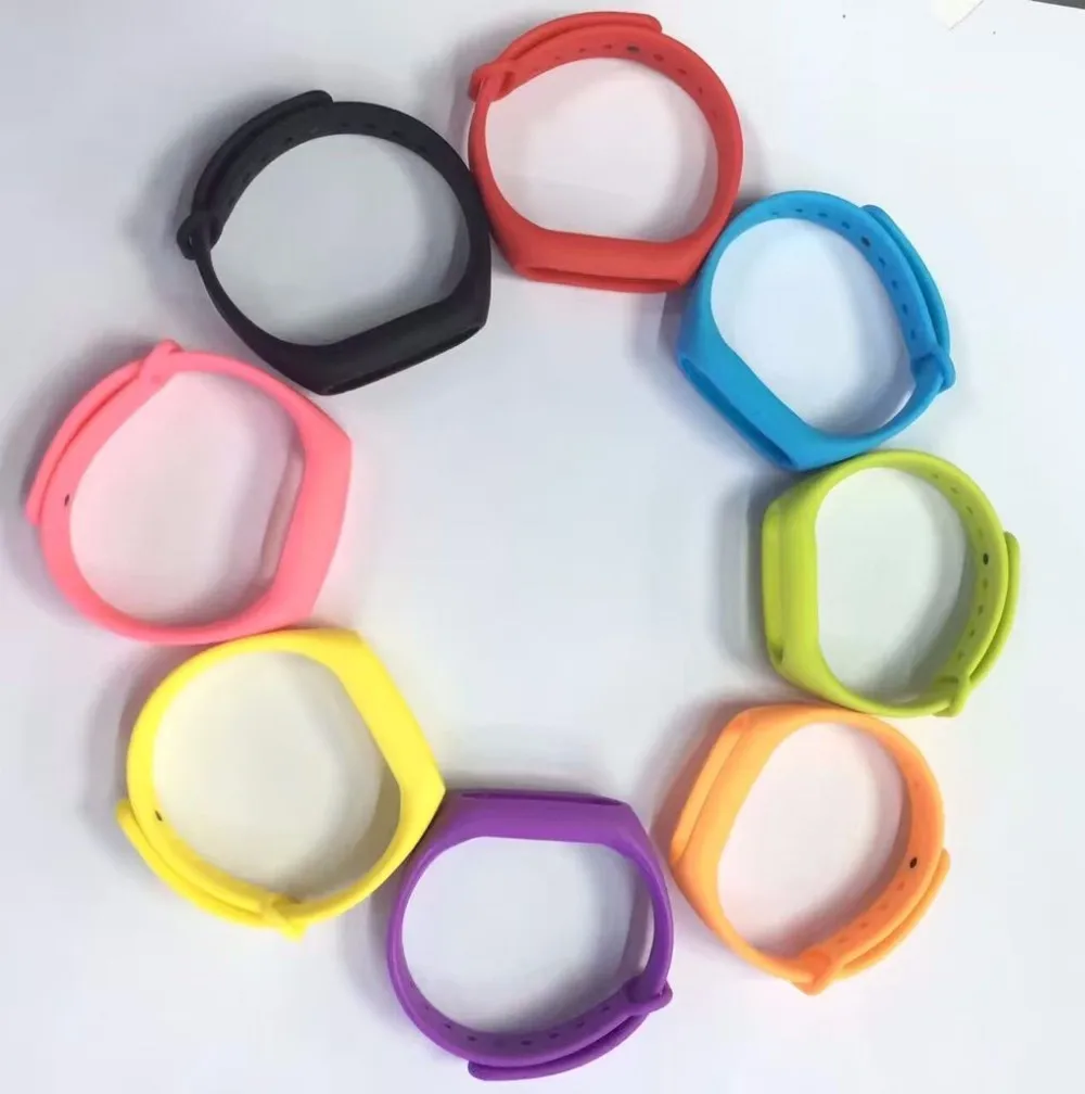 Новинка для Xiaomi mi Band 3 2 Браслет ремешок mi band 3 2 цветной Ремешок Браслет сменный ремешок для mi Band 3 2 Силиконовый