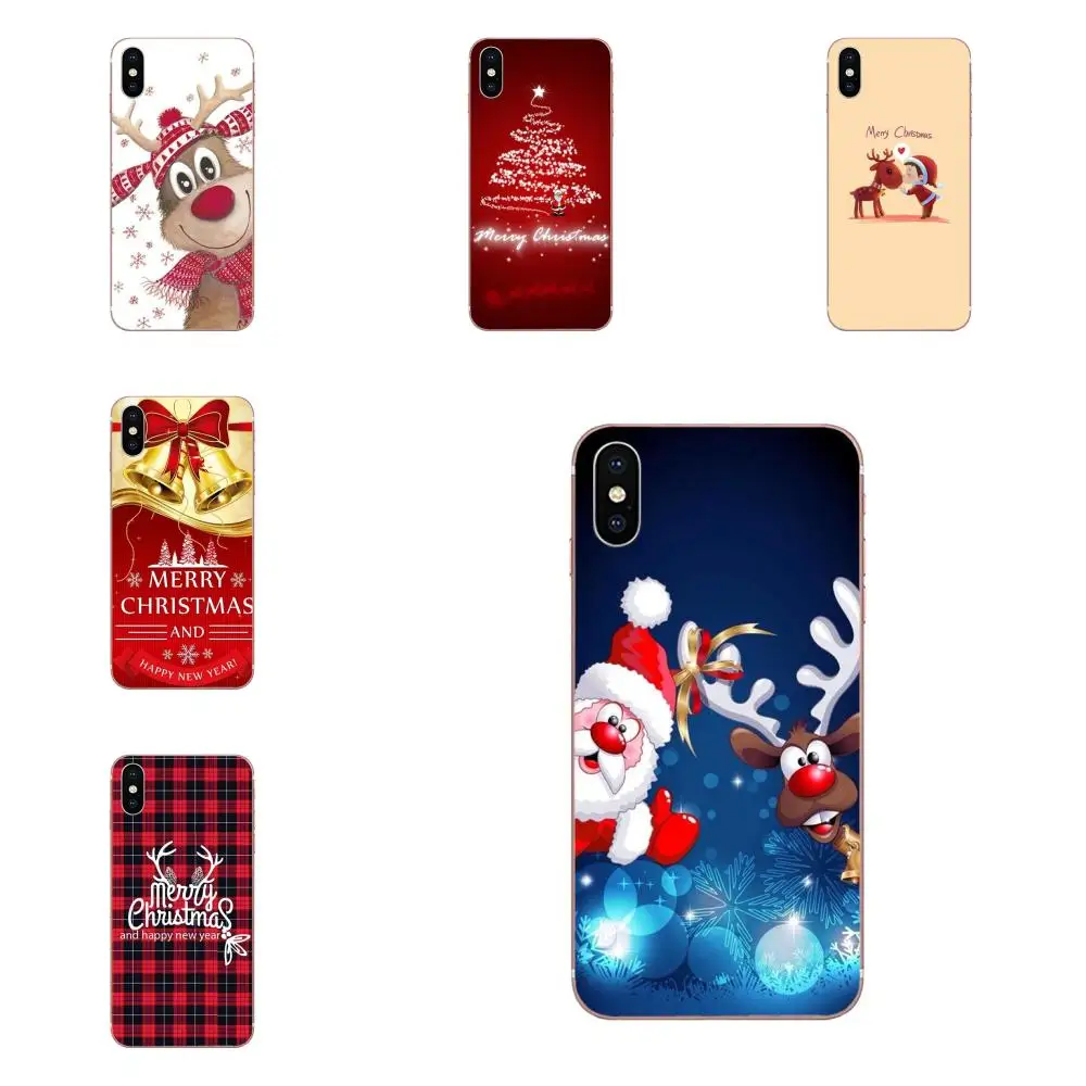 Soft Print Capa For Huawei P7 P8 P9 P10 P20 P30 Lite Mini Plus Pro 2017 2018 2019 Merry Christmas Santa Claus Classic | Мобильные