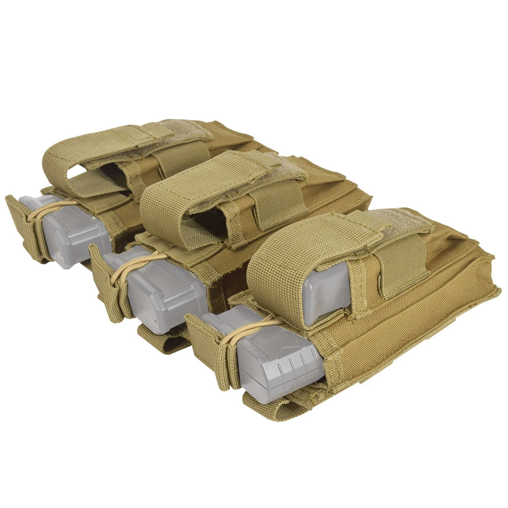 SINAIRSOFT тактическая сумка ОХОТА Molle Тройная 223/5 56 мм открытая верхняя Mag журнал
