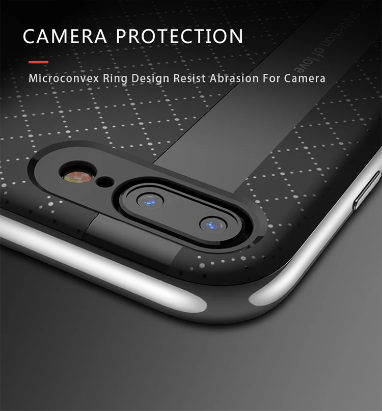 Чехол для iphone 8 iPaky бренд coque Plus чехол 7 силиконовый + PC Рамка Apple чехлы |