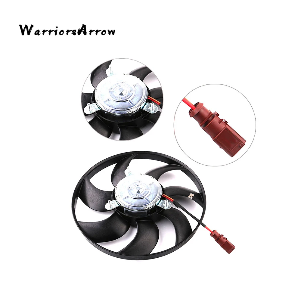 WarriorsArrow Вентилятор охлаждения радиатора в сборе для VW Rabbit Jetta Golf GTI MK5 MK6 Passat B6 2006 2008 2010 2012 3C0959455G