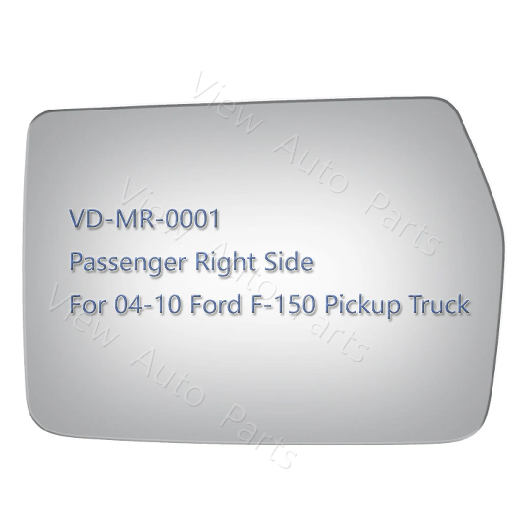 Новое зеркальное стекло + клейкая лента для 04 10 Ford F 150 Грузовик пассажир правая