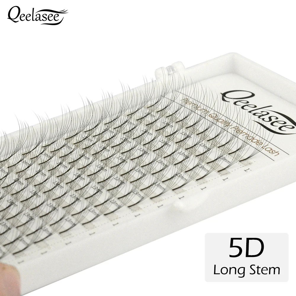 Ресницы Накладные Qeelasee 3D/5D/6D с длинным стержнем из искусственной норки | Красота и