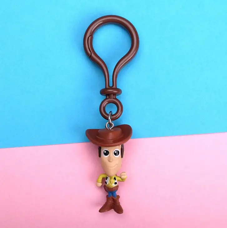 Горячая История игрушек 4 1 шт. фигурная игрушка брелок Forky Alien Buzz Lightyear для автомобильного ключа сумка кольцо для ключей из ПВХ кукла-подвеска для подарков - Цвет: 5