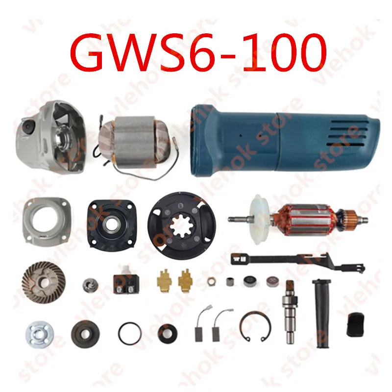 

Запчасти для угловой шлифовальной машины BOSCH GWS6-100 GWS 6-100 6 100