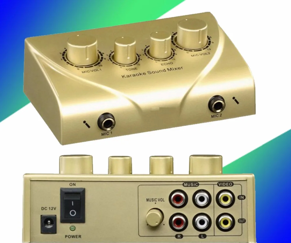 

Караоке микшер эхо-смеситель Sound музыкальный эхолот микшер для ПК ТВ микрофон усилитель система цифровой звуковой микшер