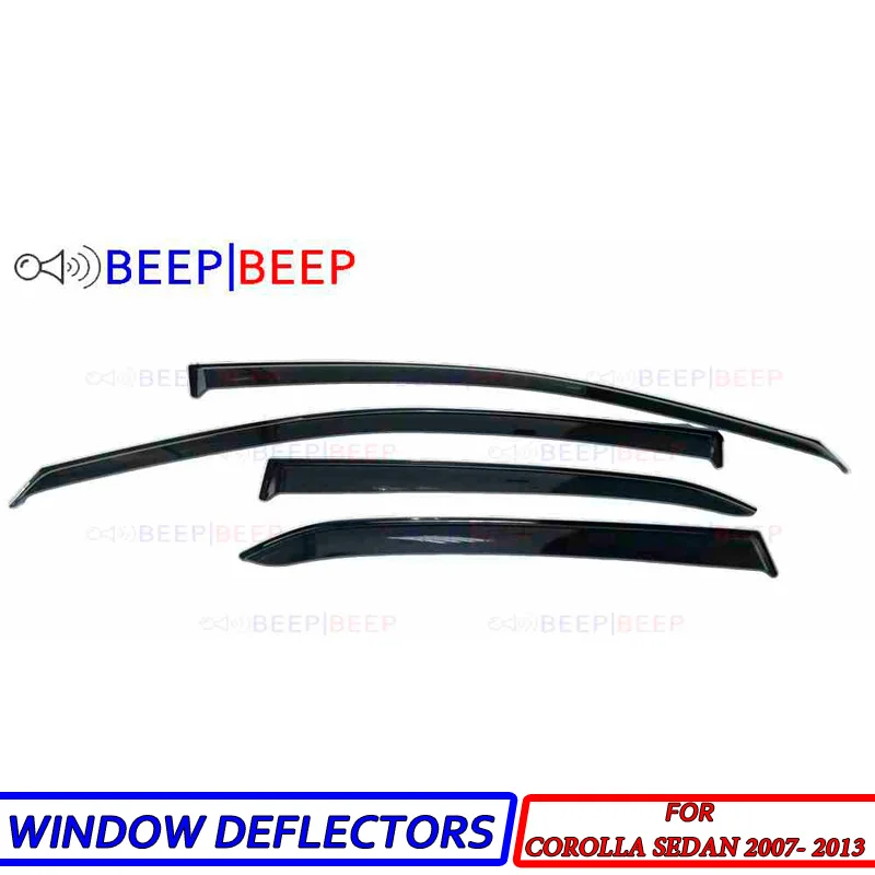 Для Toyota Corolla 2007 2013 Автомобильные оконные дефлекторы ветровой отражатель