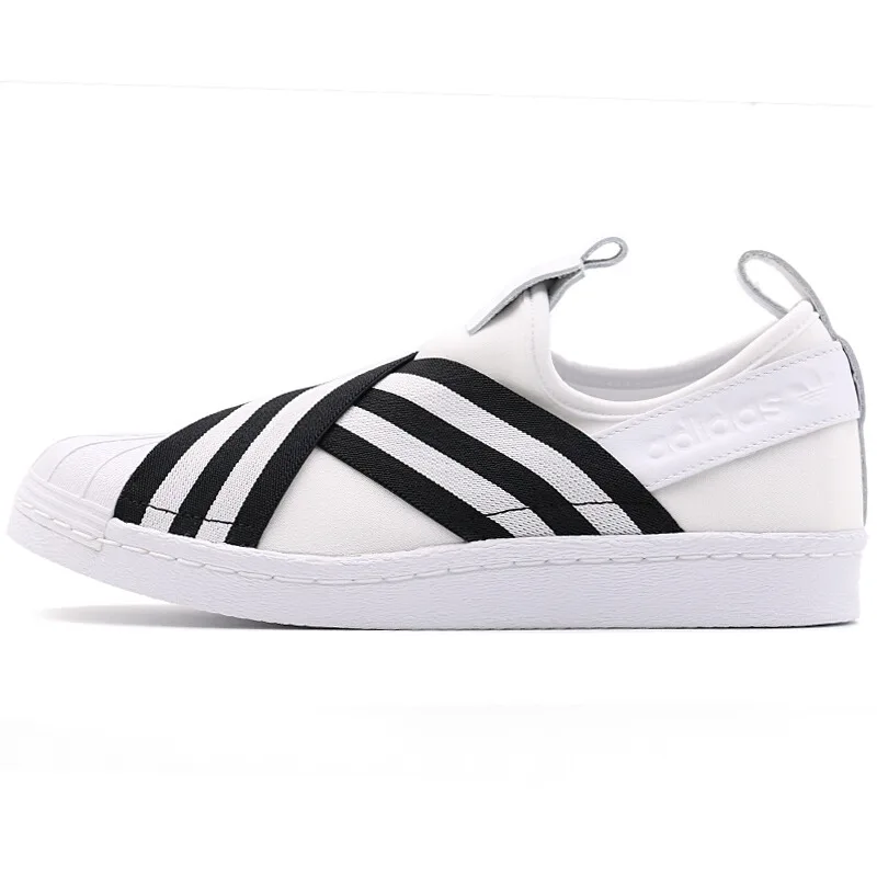 AC8581 Новое поступление Adidas оригиналы SUPERSTAR SLIPON W Для женщин Скейтбординг спортивная обувь - Цвет: AC8581