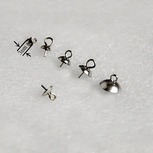 Жемчужные булавки из нержавеющей стали подвеска с петлей фурнитура сделай сам