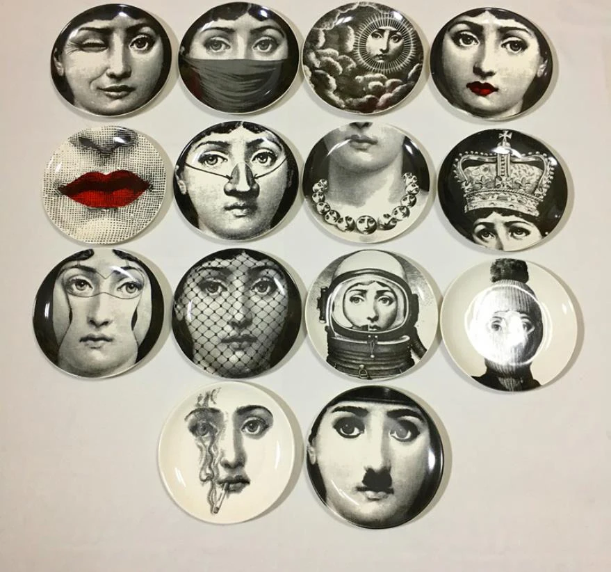 Fornasetti ремесла декоративная Керамика Таблички украшения дома фарфоровая тарелка