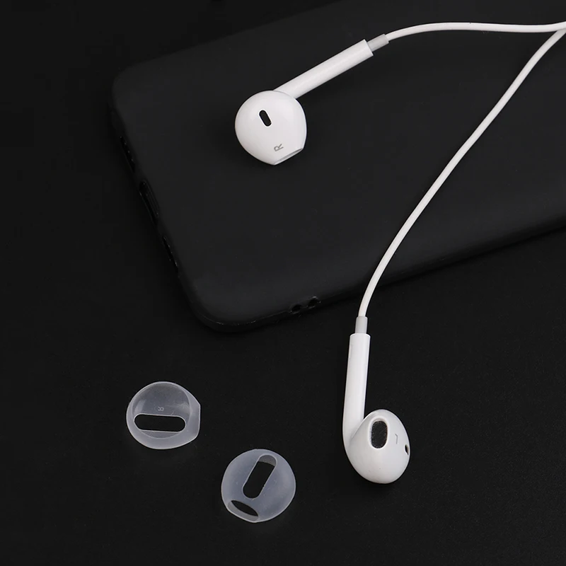 Силиконовые накладки на наушники Airpods 2 шт. пара насадок ушные вкладыши для iphone 7