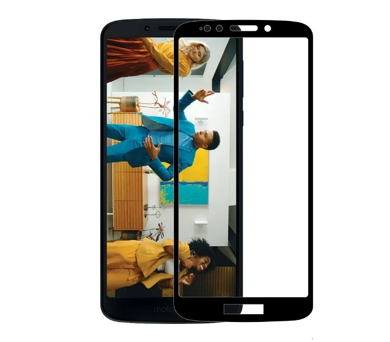 Закаленное 3d стекло для Motorola MOTO G6 Play полноразмерная защитная пленка 9H