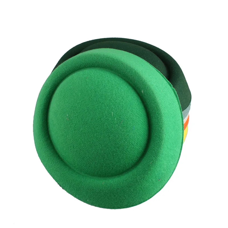 Зеленый 19color для выбора 16 см чародейная шляпа DIY millinery аксессуары для волос пиллбокс основа для шляпы с вуалью Мини Топ шапки для occasimyqh020 - Цвет: Зеленый
