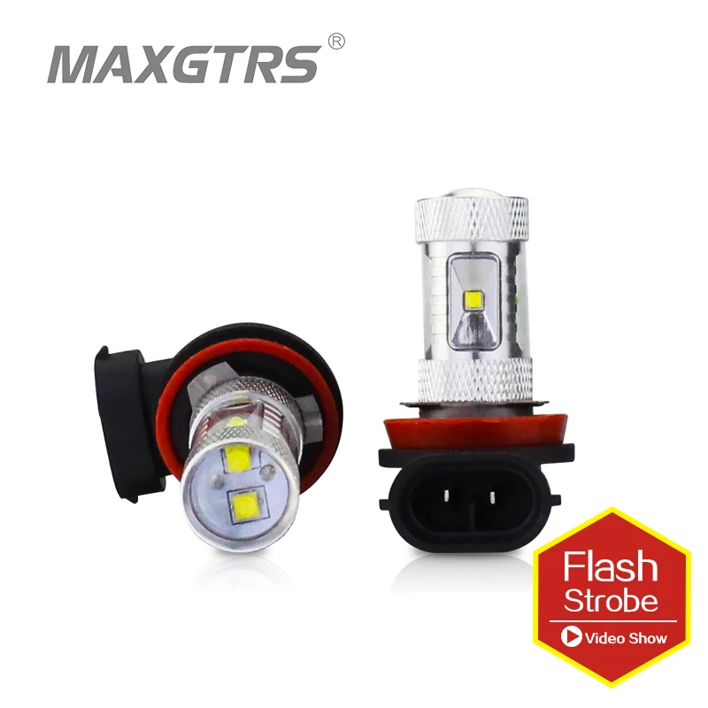 2x9006 9005 H8 H11 HB4 строб вспышки 30 Вт 6 Smd Cree чип авто DRL Габаритные огни фар туман лампа мерцания лампы
